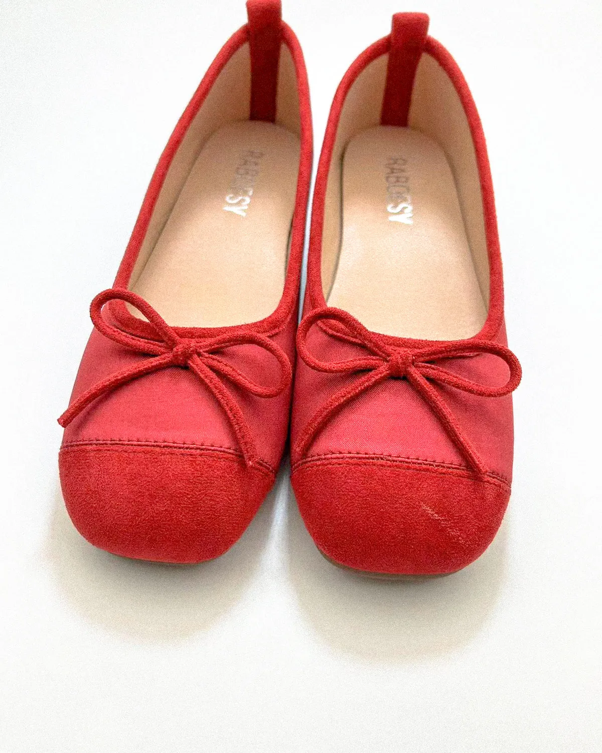 Round Toe Tie Bow Ballet Flats sold by Raboesy product image thumbnail 5