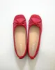 Round Toe Tie Bow Ballet Flats sold by Raboesy