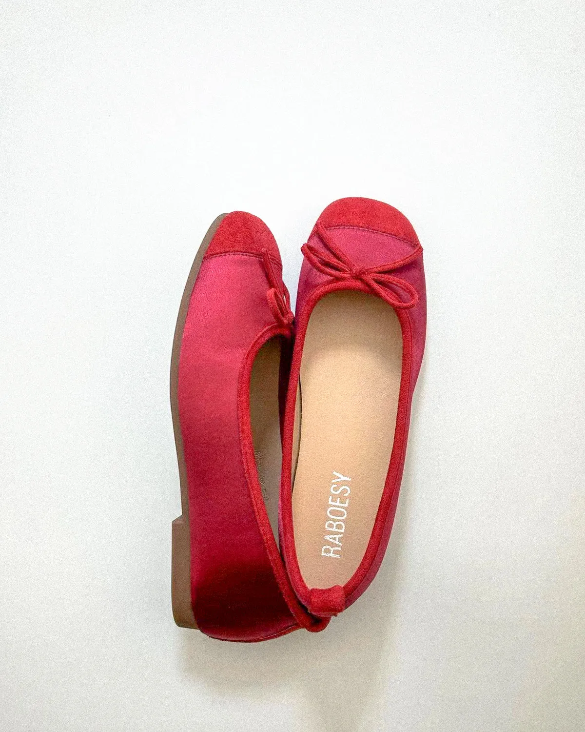 Round Toe Tie Bow Ballet Flats sold by Raboesy product image thumbnail 4