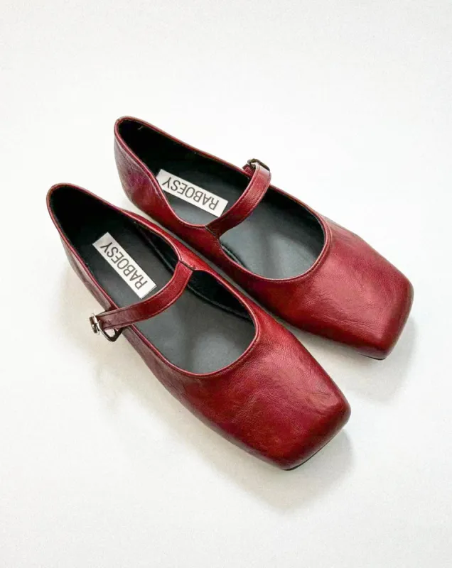 Plain Toe Mary Jane Flats sold by Raboesy