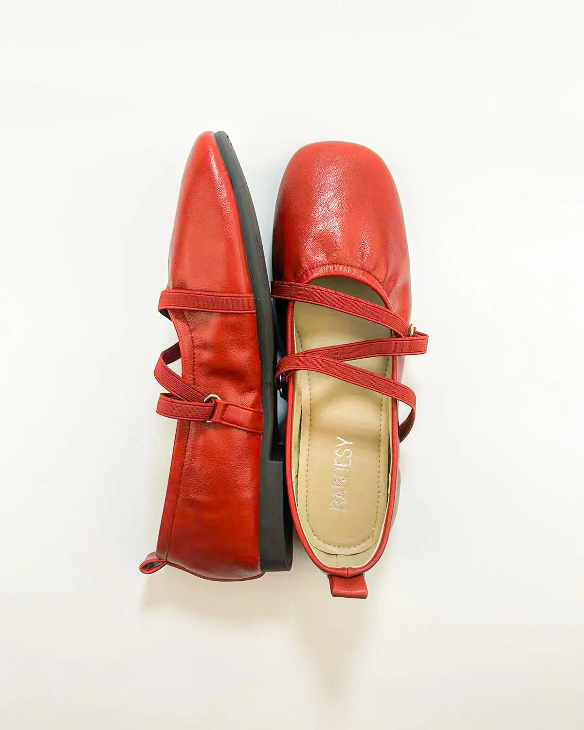 Cross Straps Foldable Ballerinas sold by Raboesy product image thumbnail 4