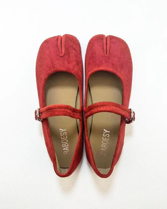 Suede Tabi Ballet Flats sold by Raboesy