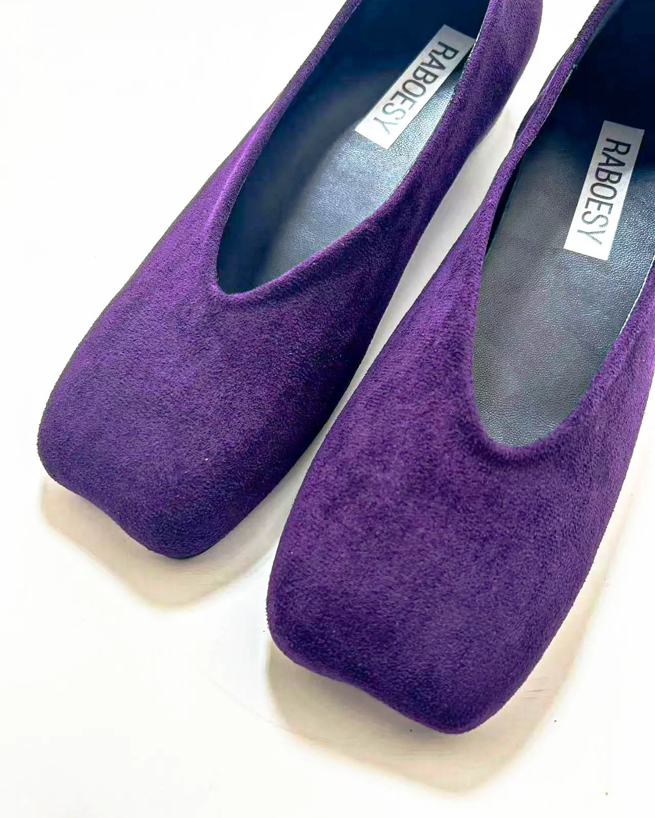 Suede Plain Toe Ballerina sold by Raboesy product image thumbnail 5