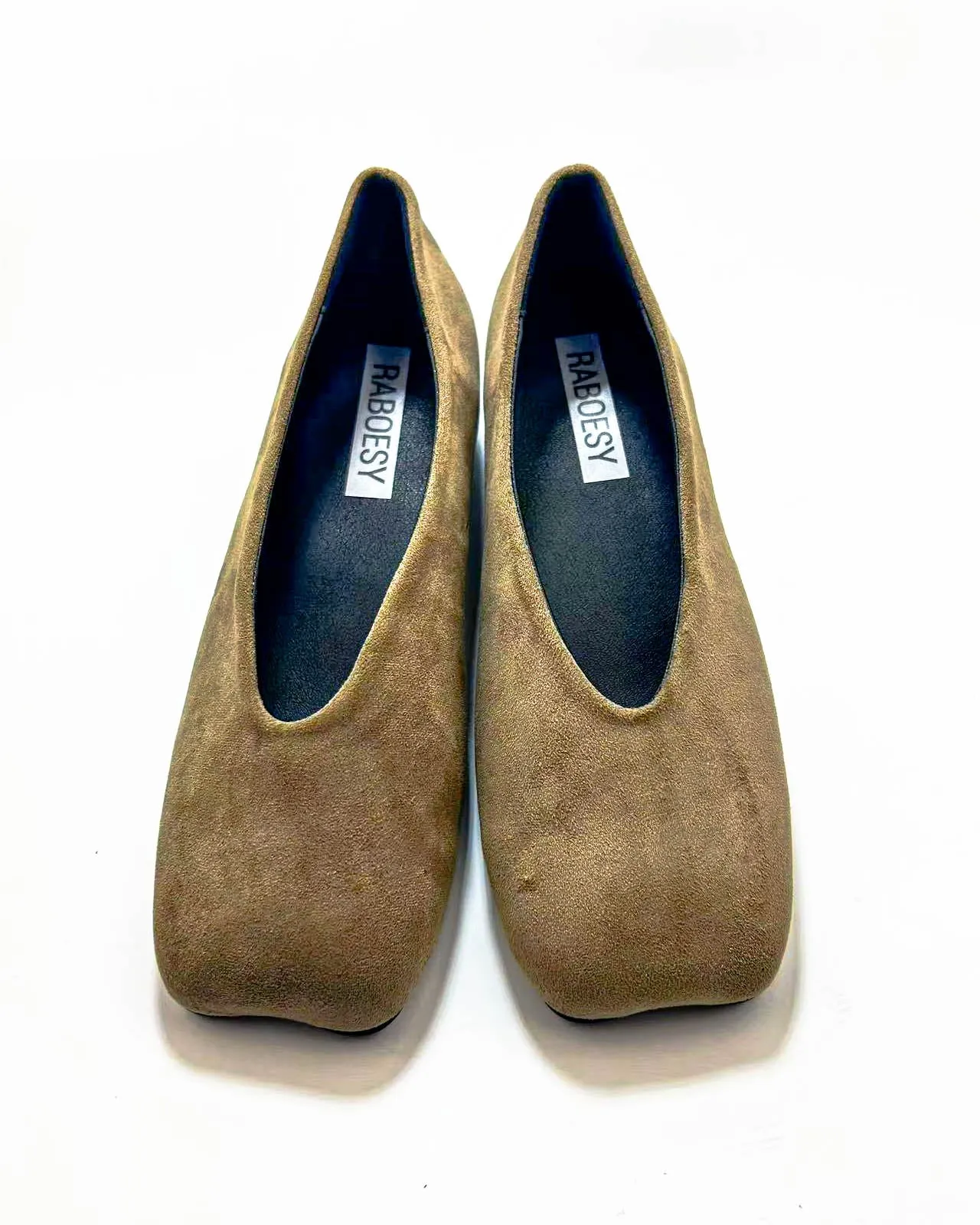 Suede Plain Toe Ballerina sold by Raboesy product image thumbnail 3