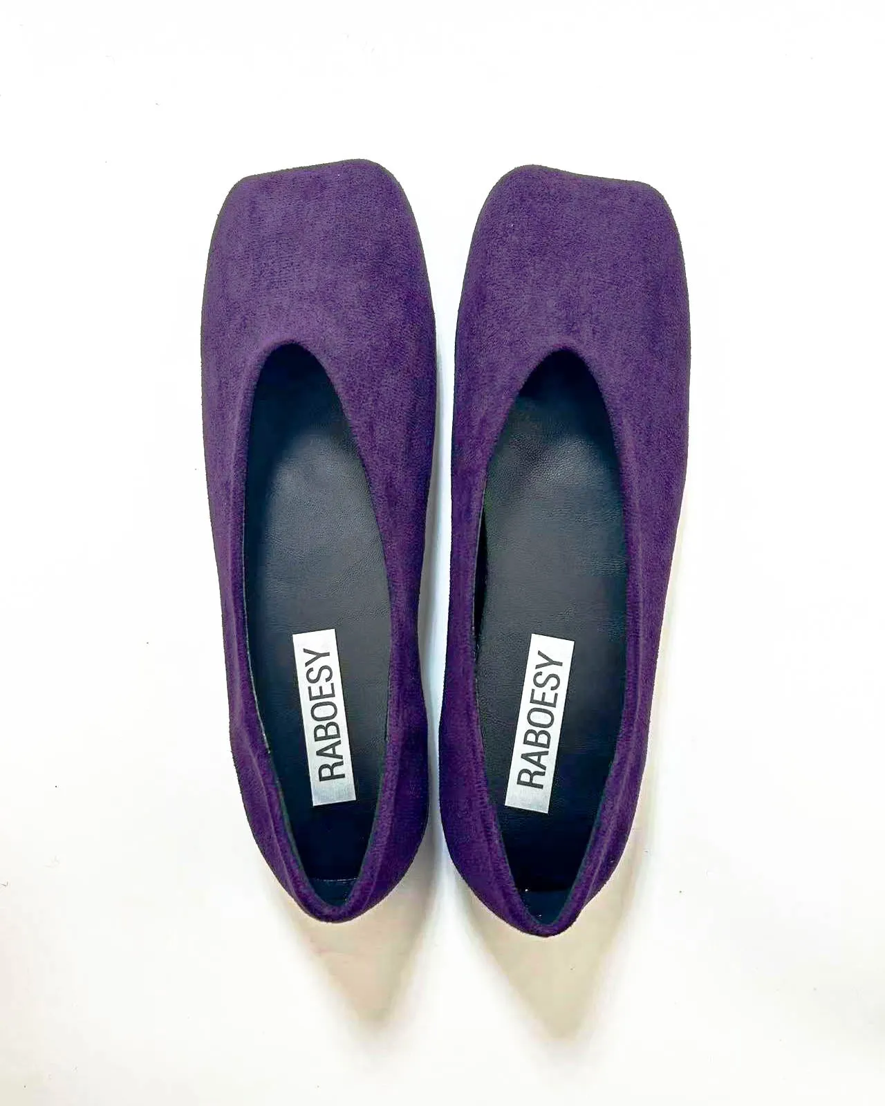 Suede Plain Toe Ballerina sold by Raboesy