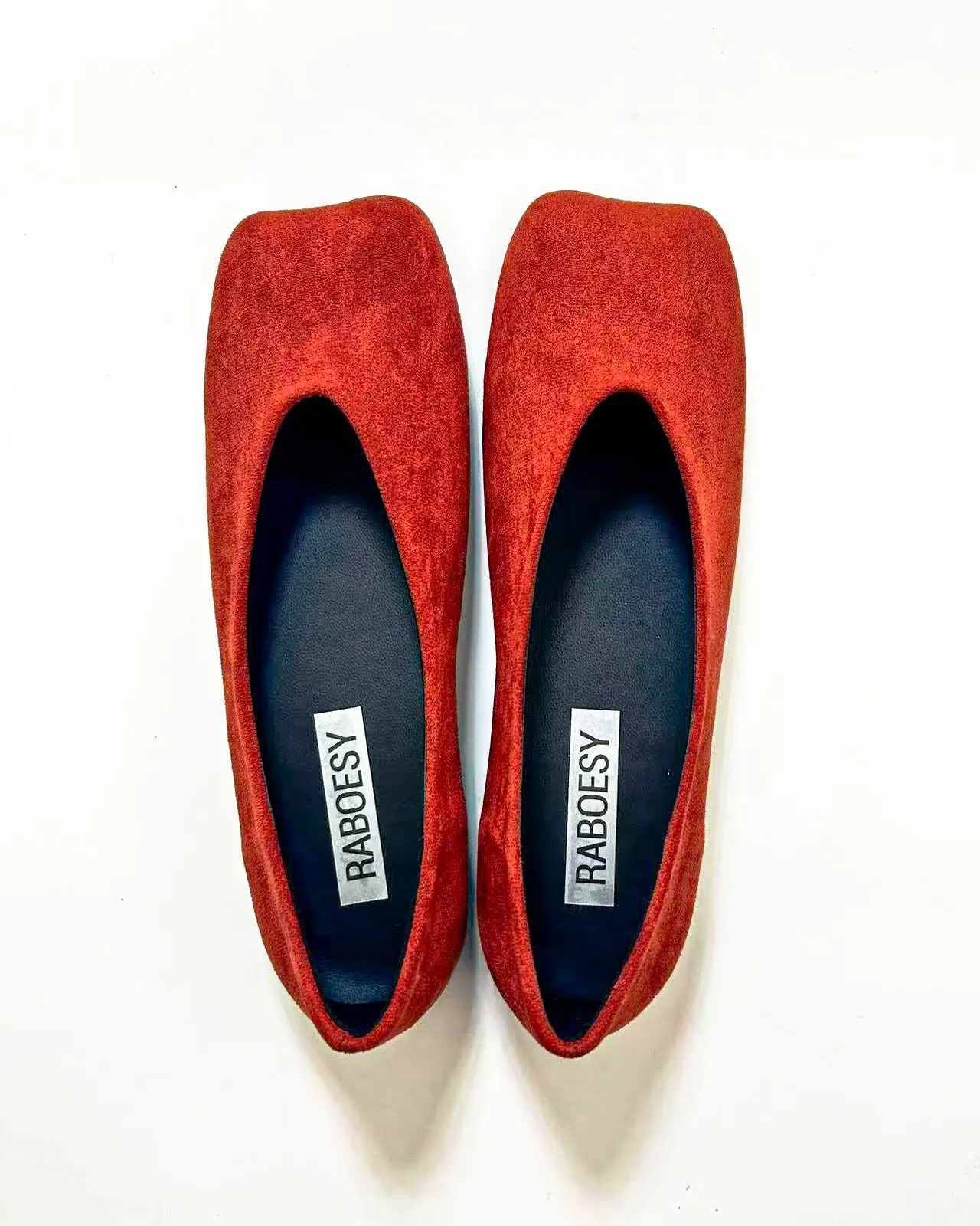 Suede Plain Toe Ballerina sold by Raboesy product image thumbnail 4