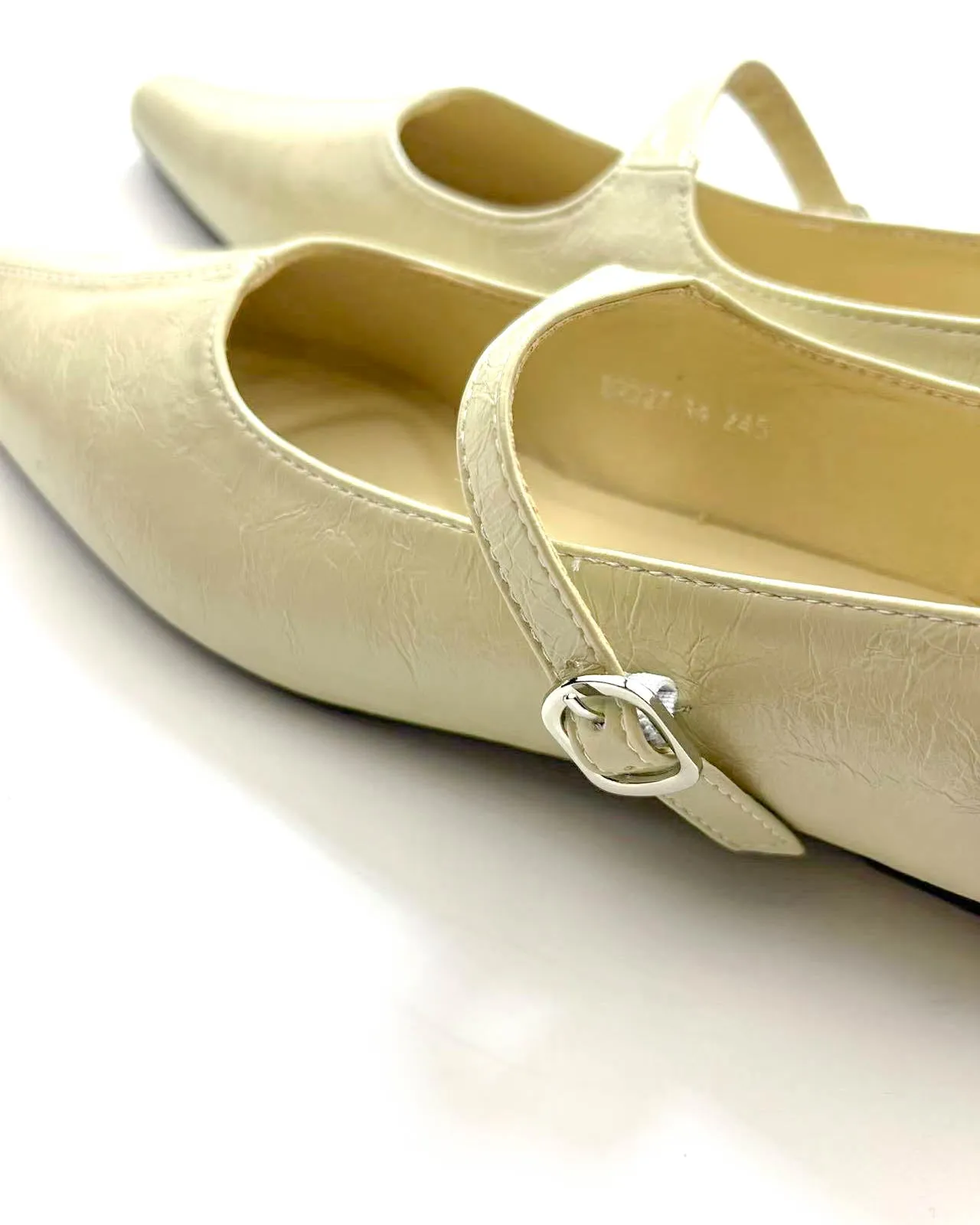 Point Toe Wedge Heel Mary Janes sold by Raboesy product image thumbnail 4