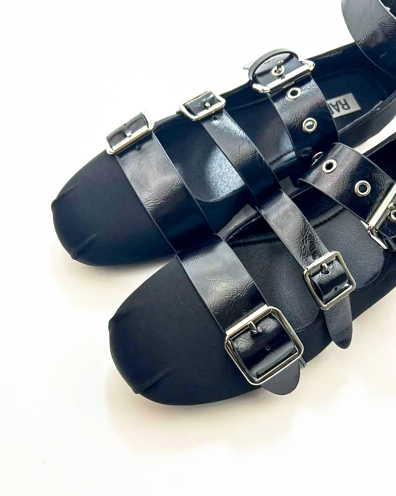 Three Straps Satin Round Toe Flats sold by Raboesy product image thumbnail 5