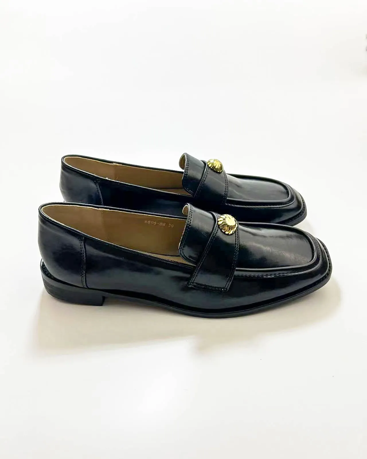 Square Toe Solid Loafers sold by Raboesy product image thumbnail 3