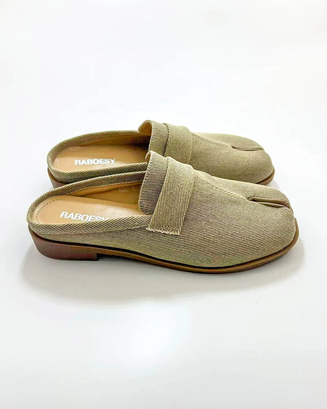 Denim Tabi Sandals sold by Raboesy product image thumbnail 4