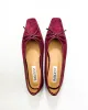 Suede Point Toe Ballet Flats sold by Raboesy