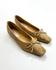 Suede Point Toe Ballet Flats sold by Raboesy