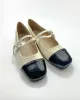 Color Block Double Straps Flats sold by Raboesy