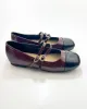 Color Block Double Straps Flats sold by Raboesy