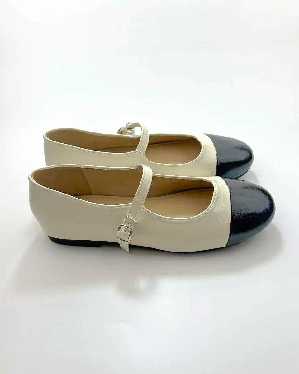 Color Block Mary Jane Flats sold by Raboesy product image thumbnail 2