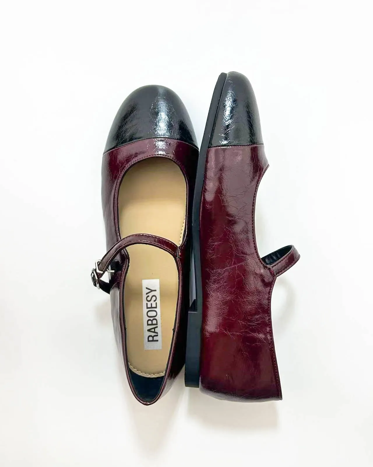 Color Block Mary Jane Flats sold by Raboesy product image thumbnail 5