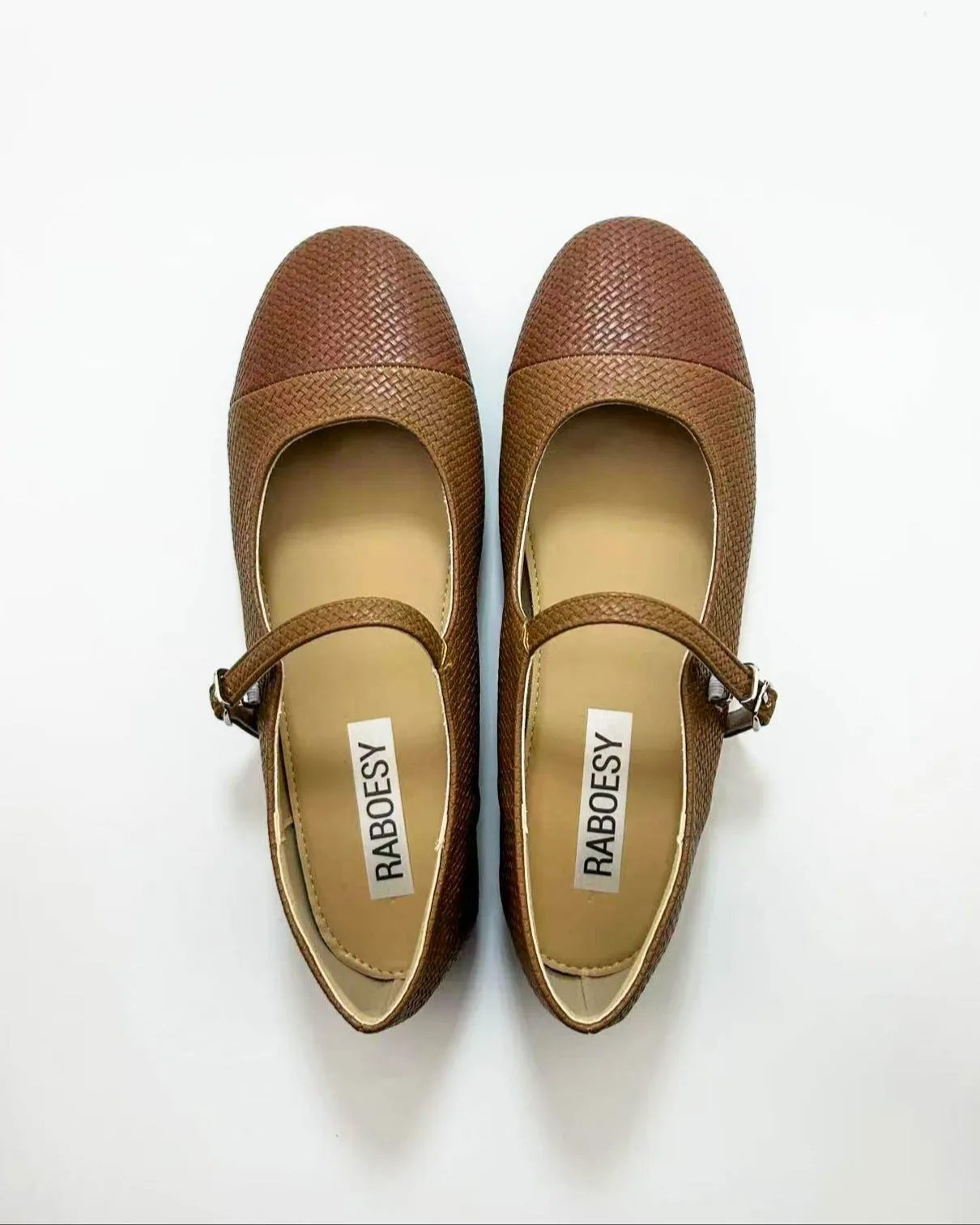 Knitted Color Block Mary Jane Flats sold by Raboesy product image thumbnail 4