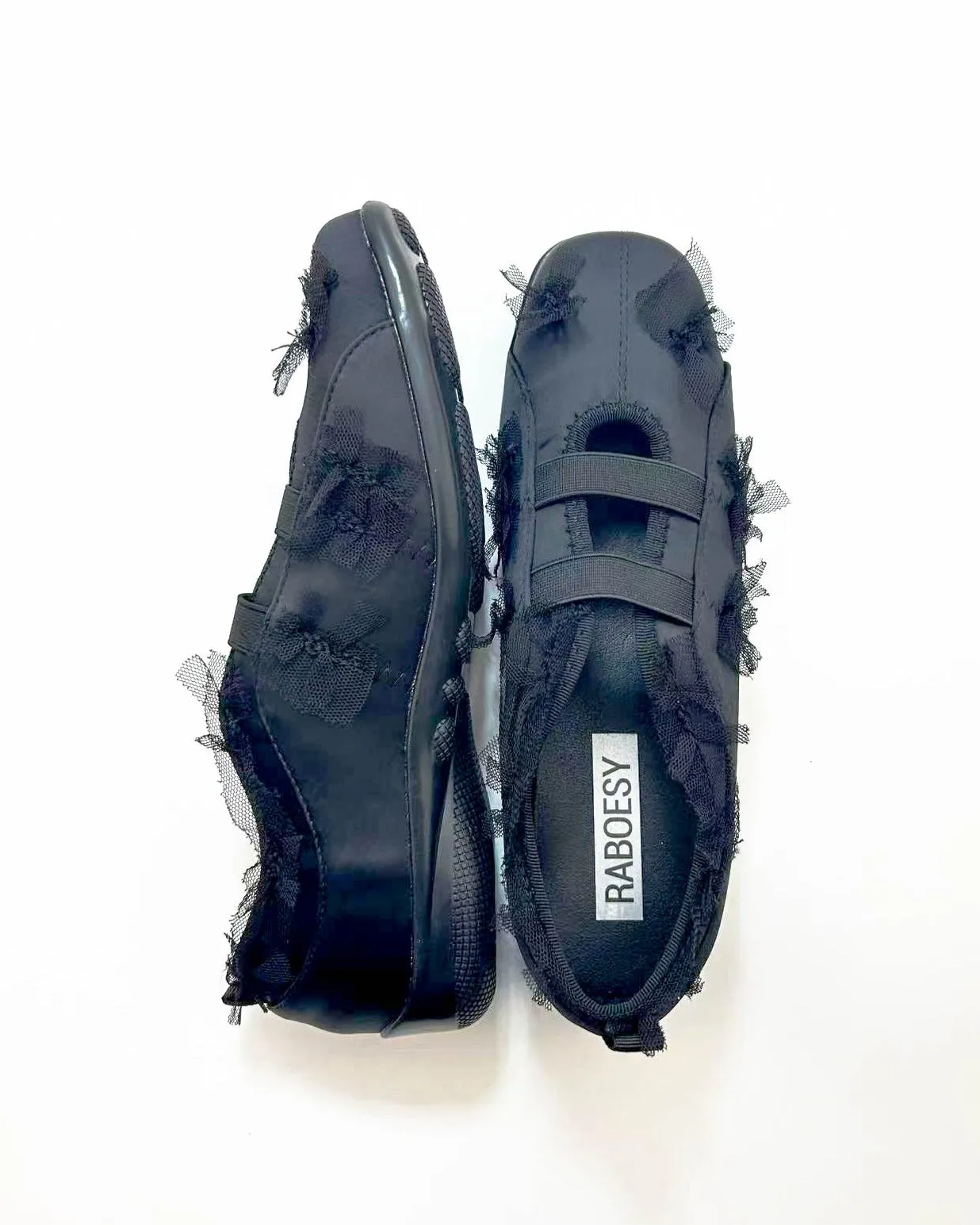 Satin Double Straps Ballet Sneakers sold by Raboesy product image thumbnail 2