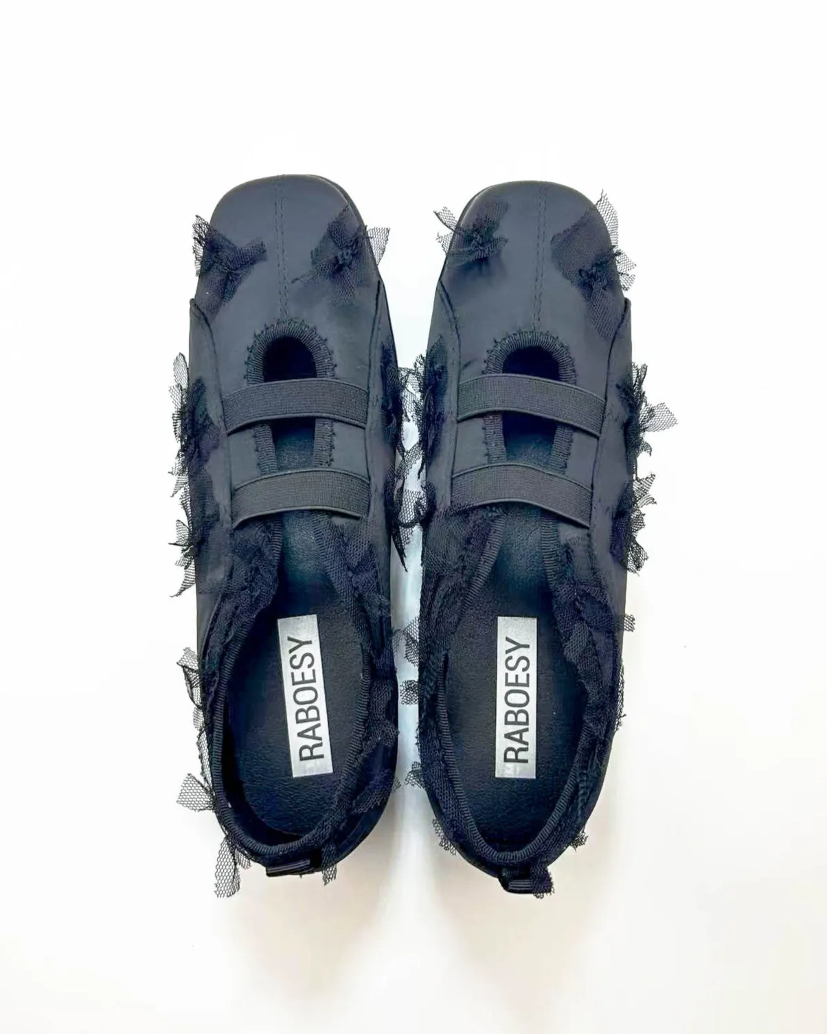 Satin Double Straps Ballet Sneakers sold by Raboesy product image thumbnail 5