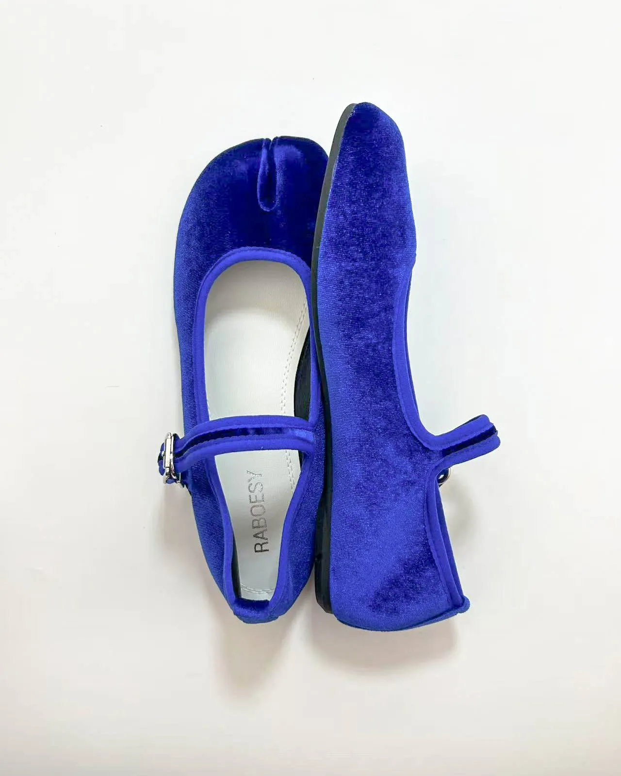 Velvet Tabi Mary Jane Flats sold by Raboesy product image thumbnail 4