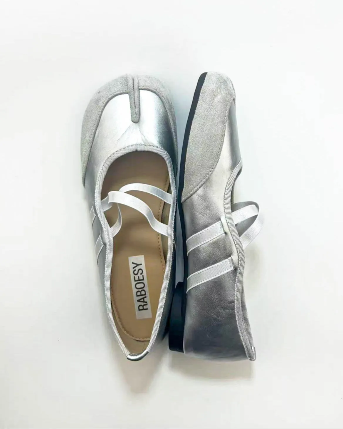 Cross Straps Tabi Ballet Sneakers sold by Raboesy product image thumbnail 5