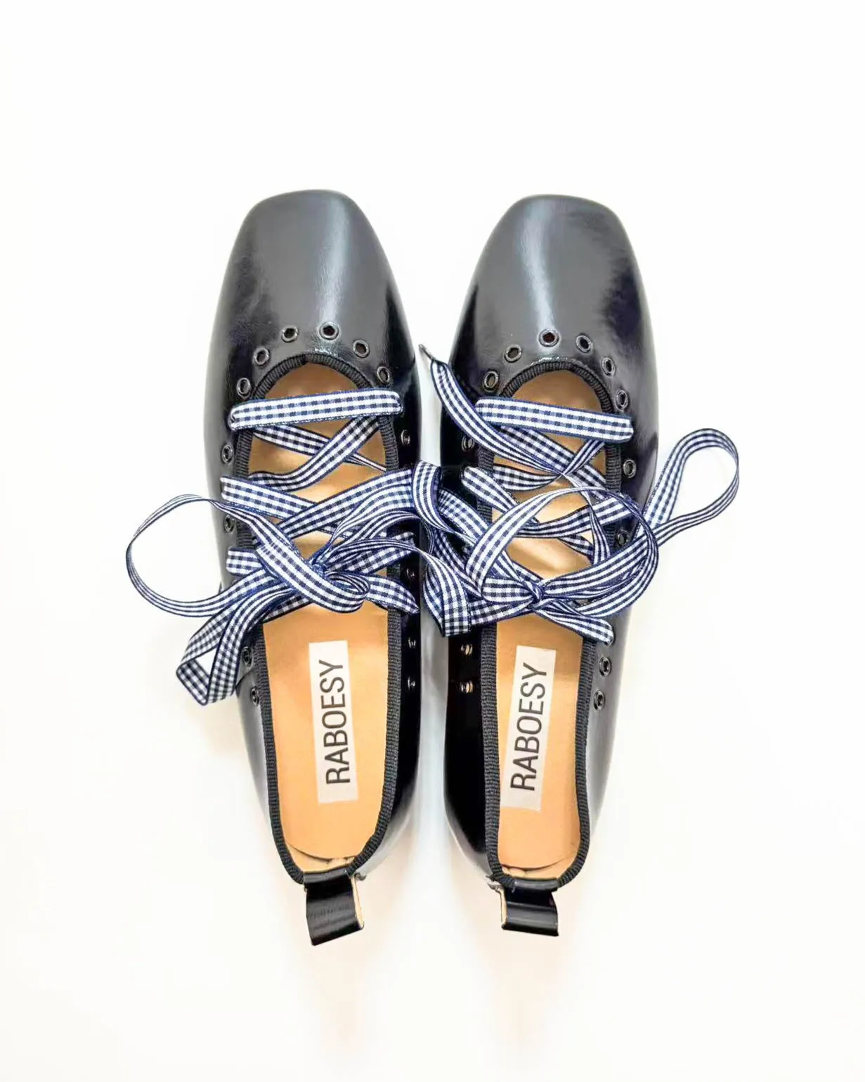 Elevator Lace Up Ballet Flats sold by Raboesy product image thumbnail 2