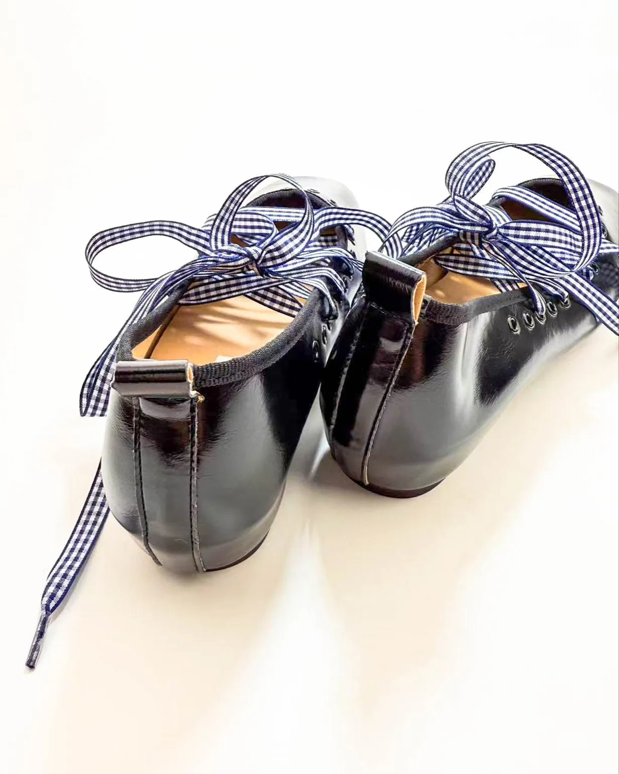 Elevator Lace Up Ballet Flats sold by Raboesy product image thumbnail 5