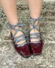 Elevator Lace Up Ballet Flats sold by Raboesy