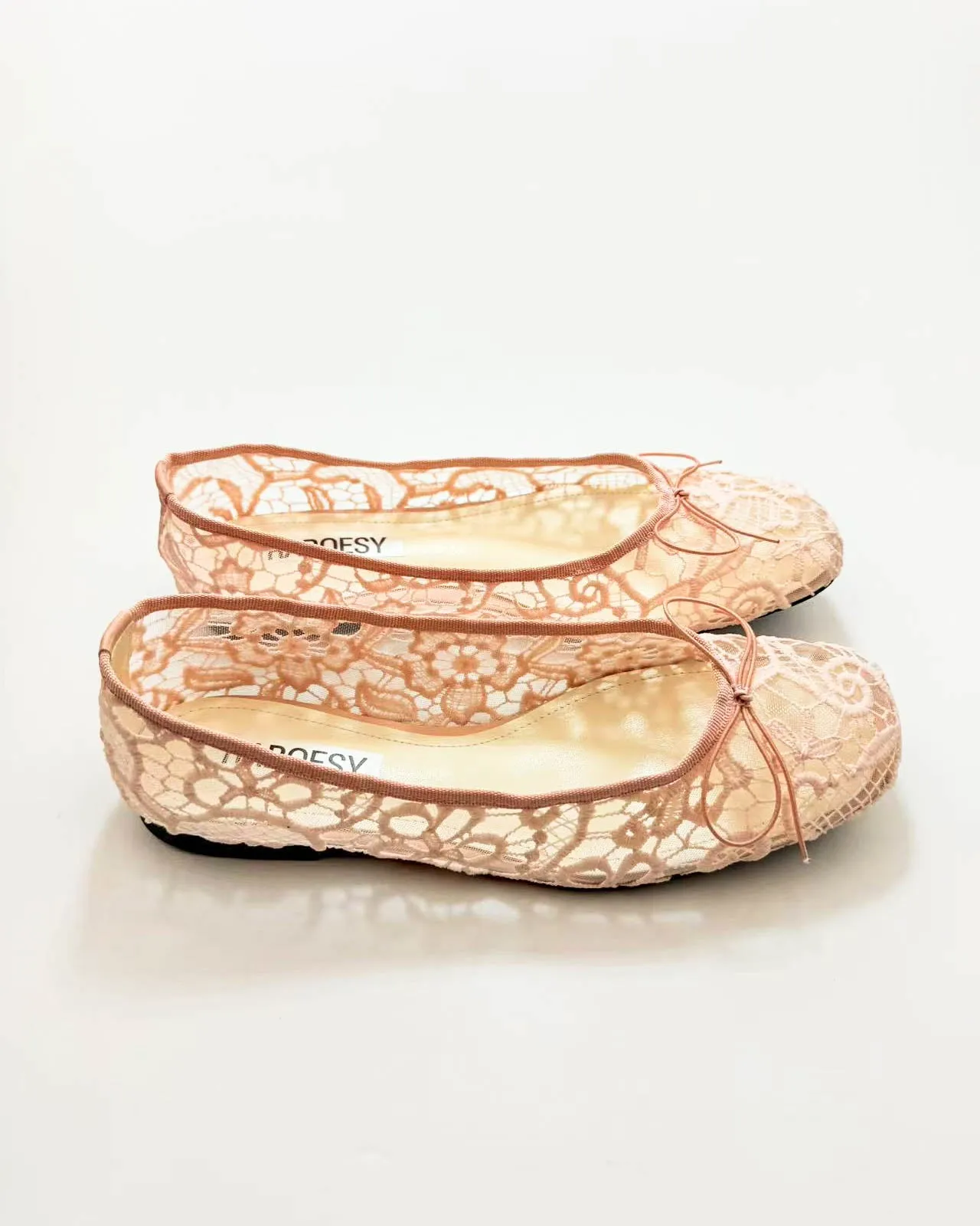 Mesh Round Toe Ballet Flats sold by Raboesy