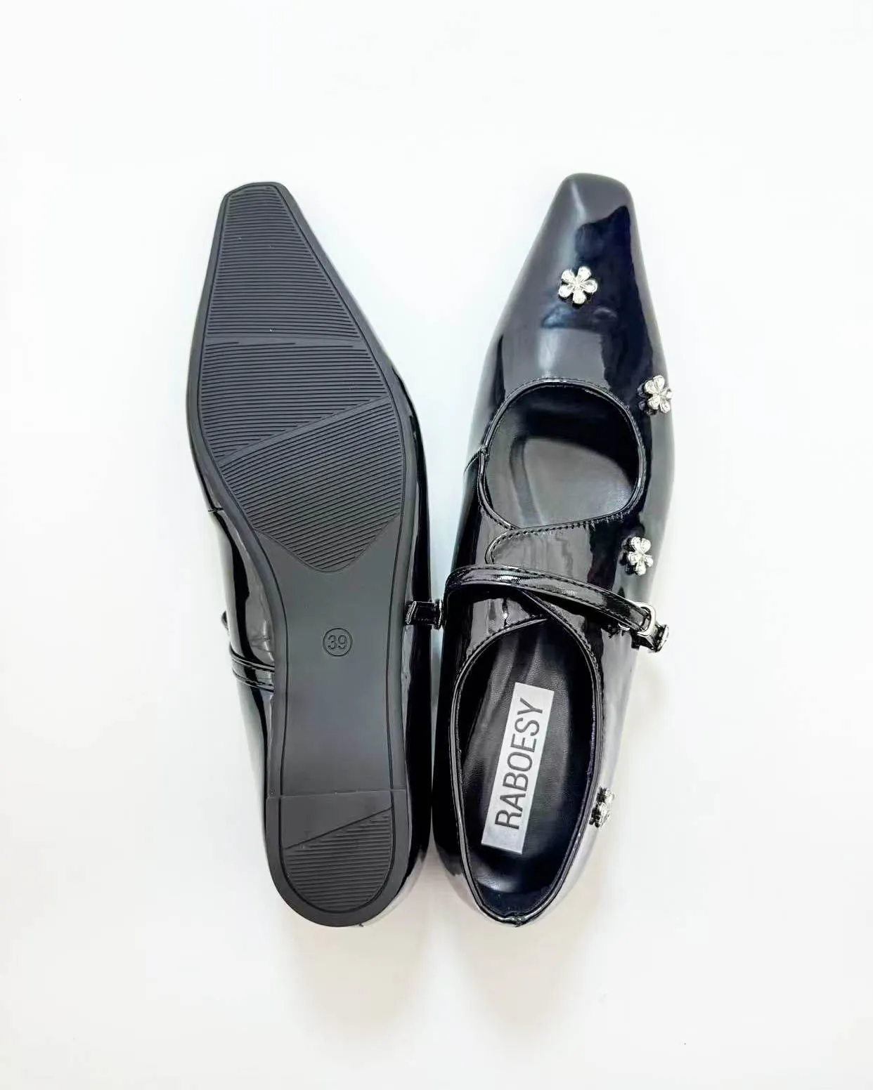 Elevator Point Toe Mary Janes sold by Raboesy product image thumbnail 5