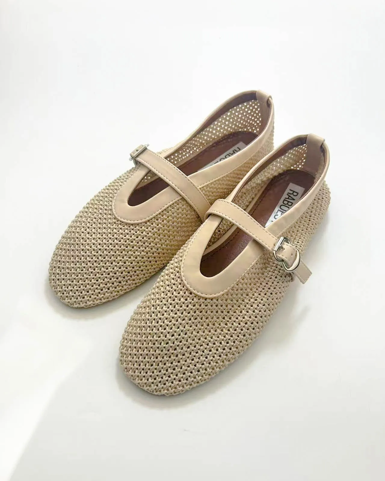Knitted Round Toe Mary Janes sold by Raboesy product image thumbnail 4