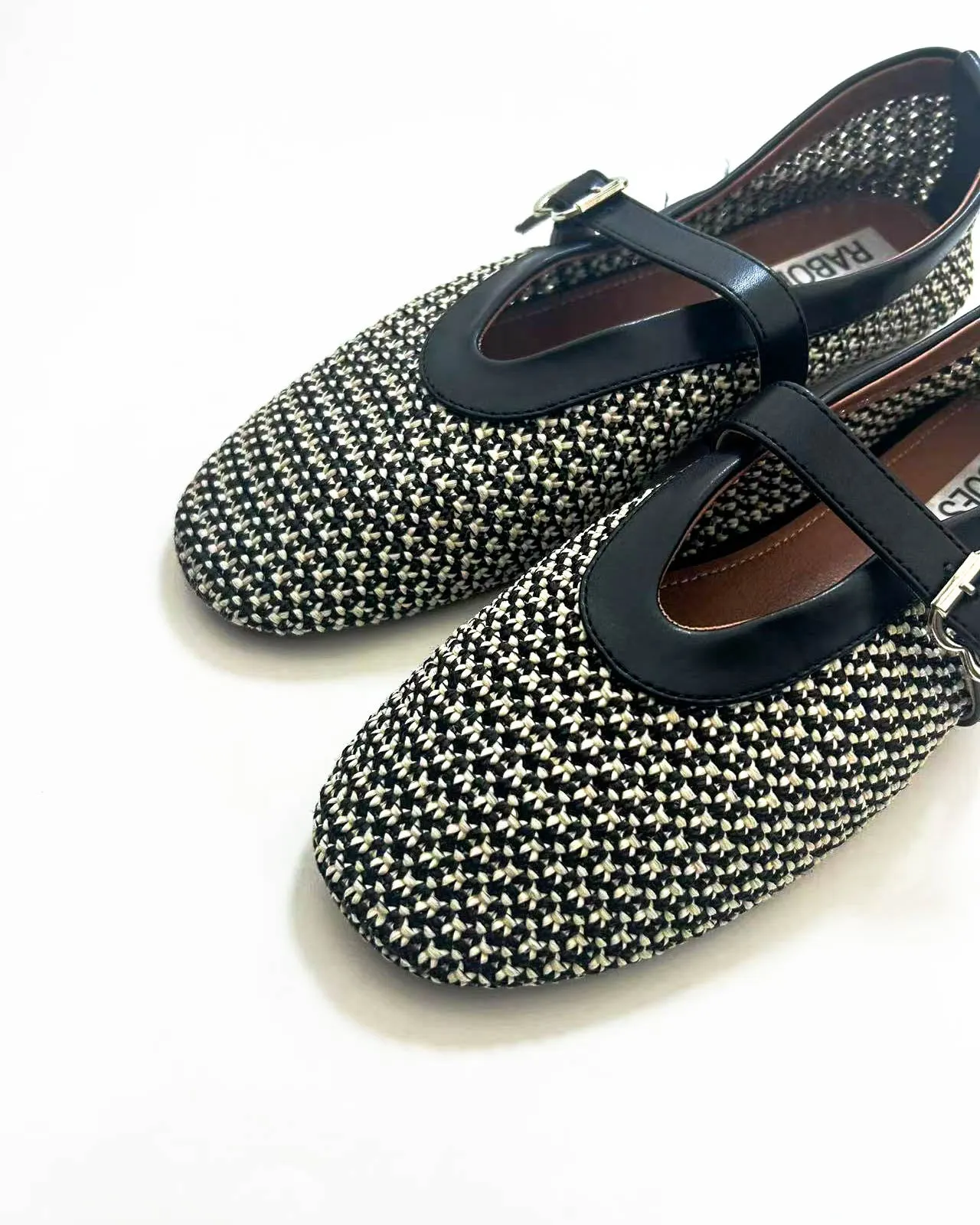 Knitted Round Toe Mary Janes sold by Raboesy product image thumbnail 5