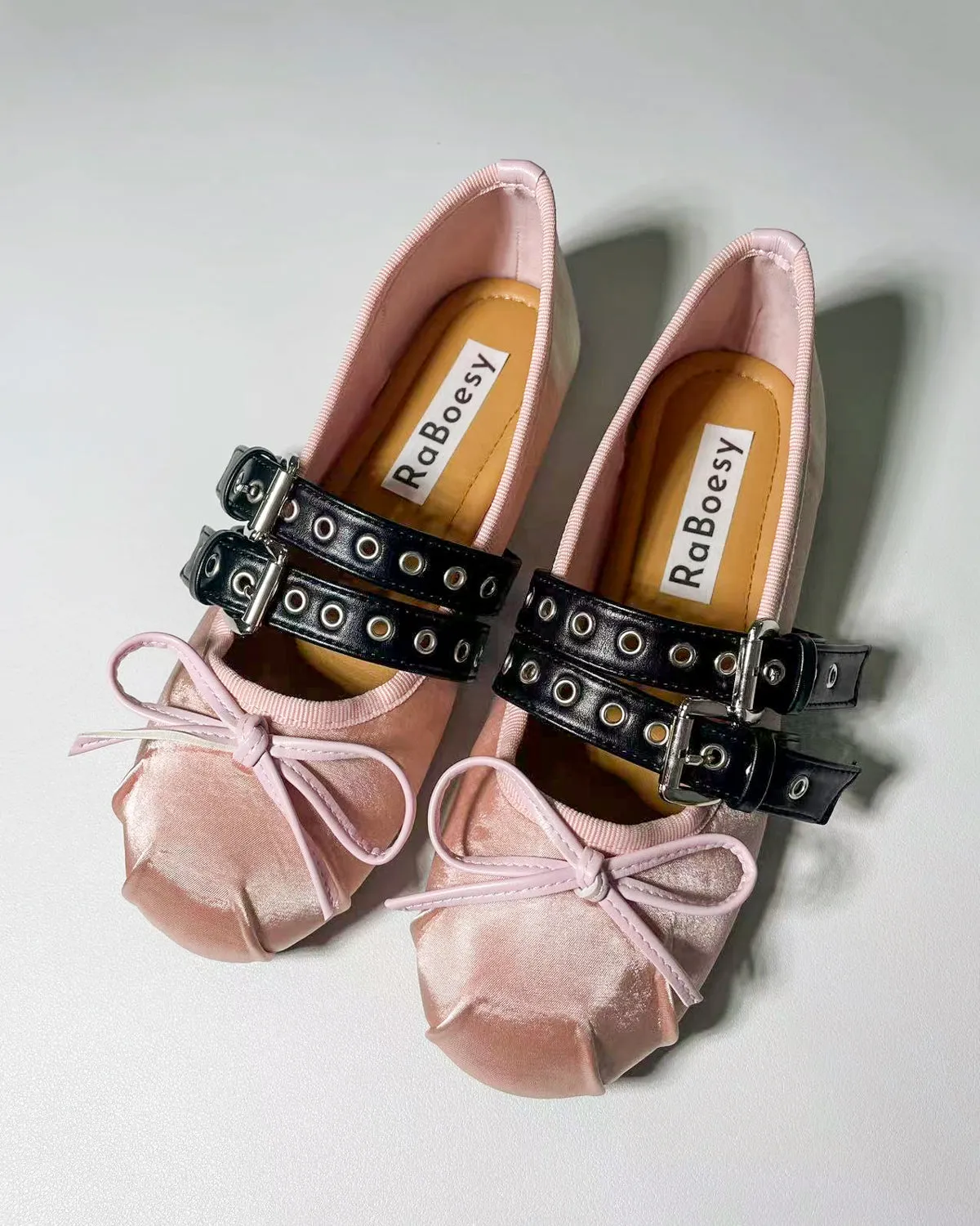 Satin Double Straps Ballet Flats sold by Raboesy product image thumbnail 4