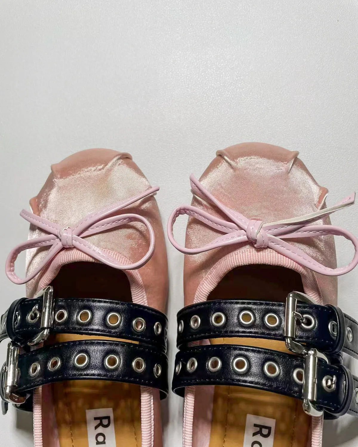 Satin Double Straps Ballet Flats sold by Raboesy product image thumbnail 3