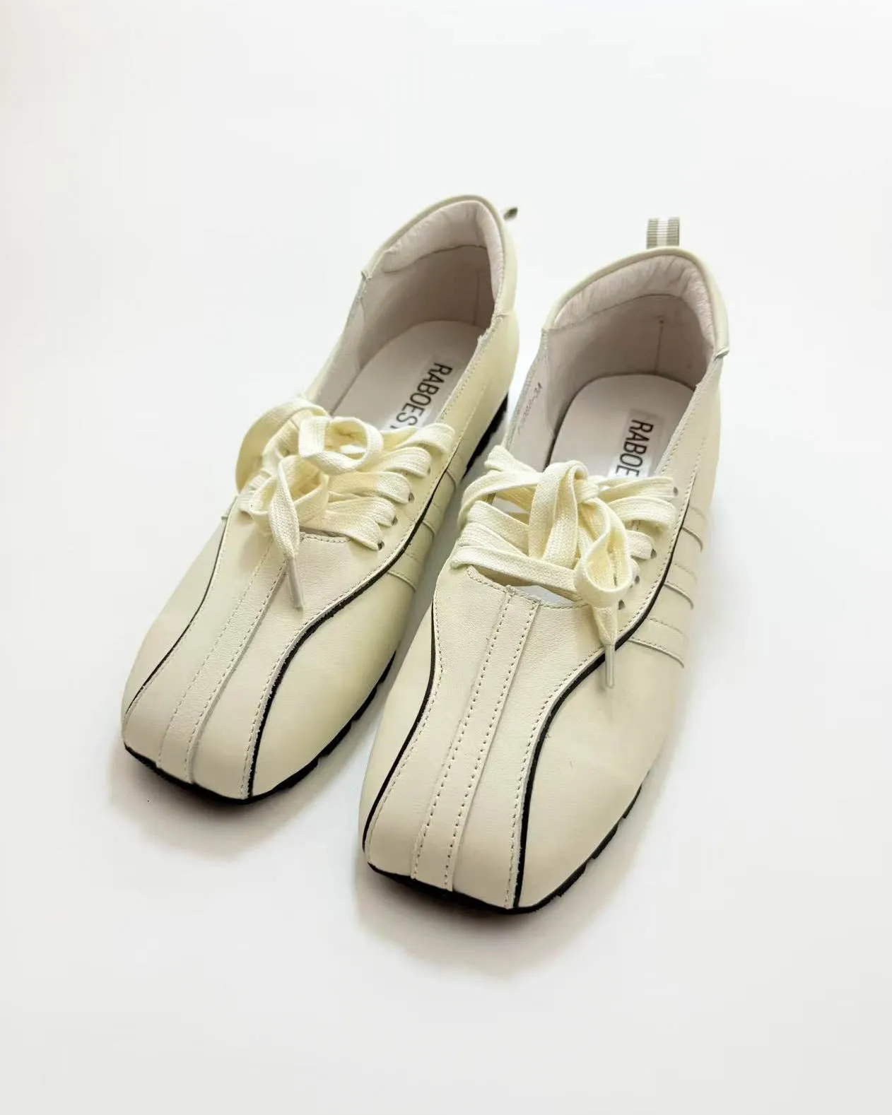 Plain Toe Tied Ballet Sneakers sold by Raboesy product image thumbnail 4