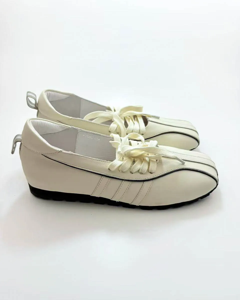 Plain Toe Tied Ballet Sneakers sold by Raboesy product image thumbnail 5