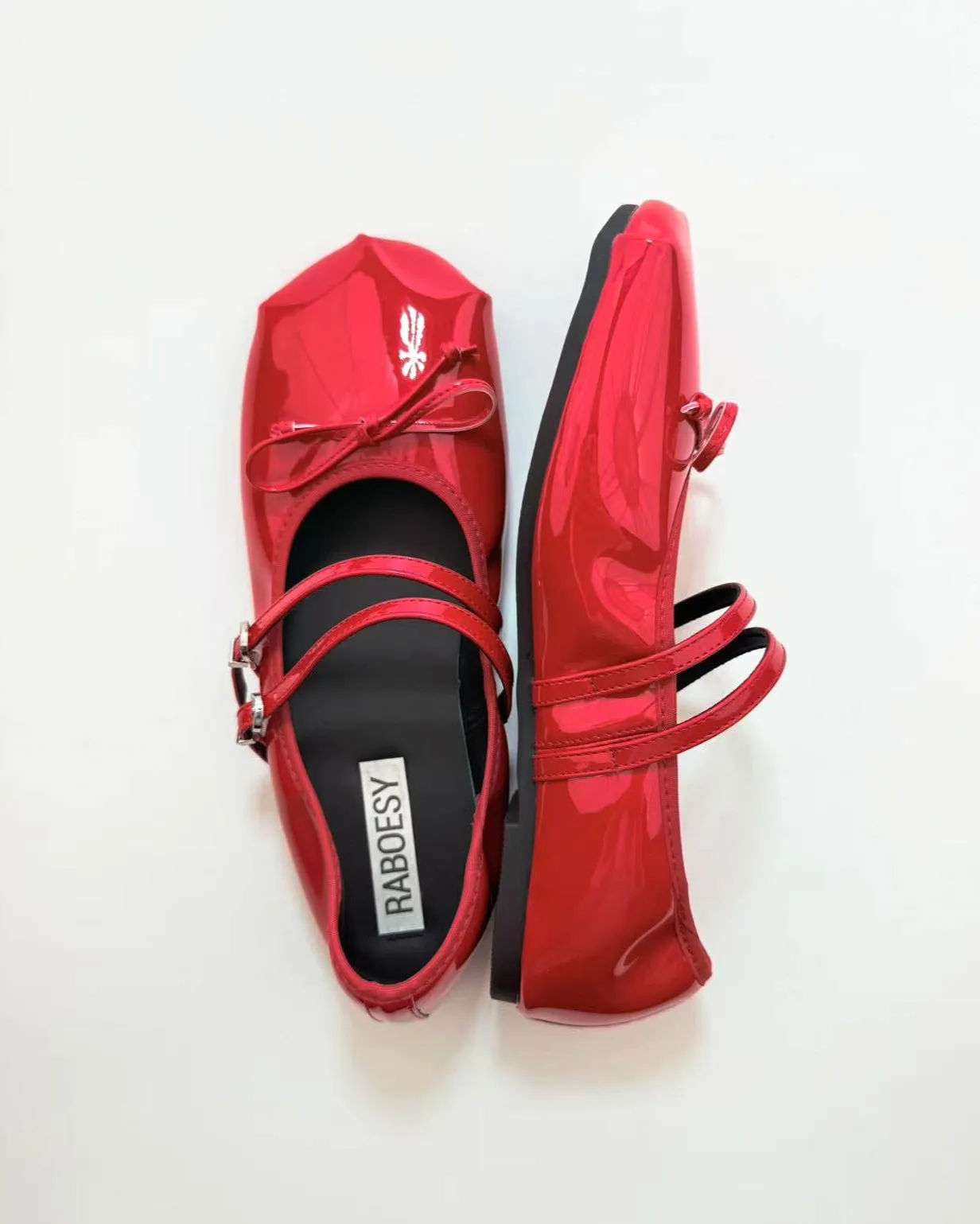 Foldable Double Straps Ballet Flats sold by Raboesy product image thumbnail 3