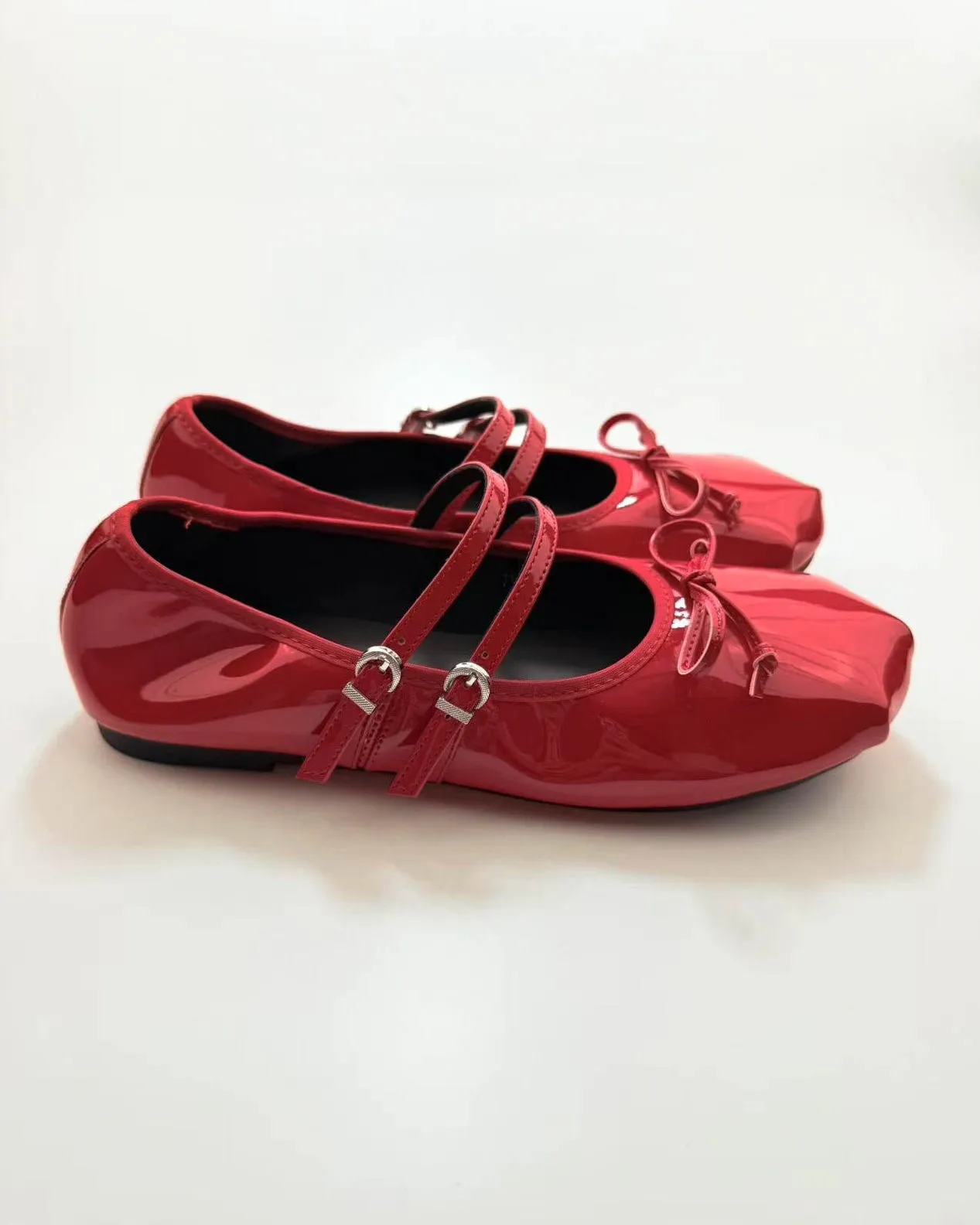 Foldable Double Straps Ballet Flats sold by Raboesy product image thumbnail 4