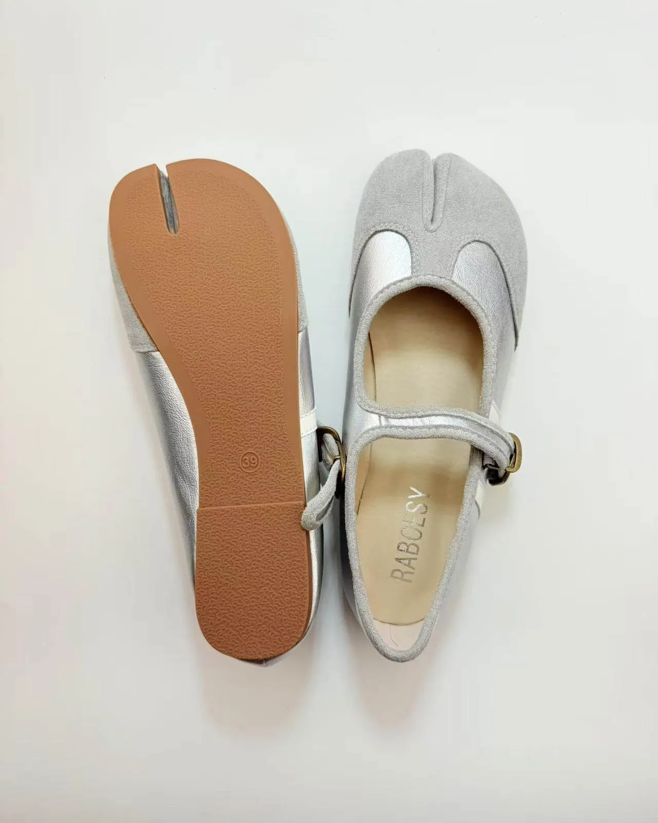 Patchwork Tabi Mary Jane Sneakers sold by Raboesy product image thumbnail 5