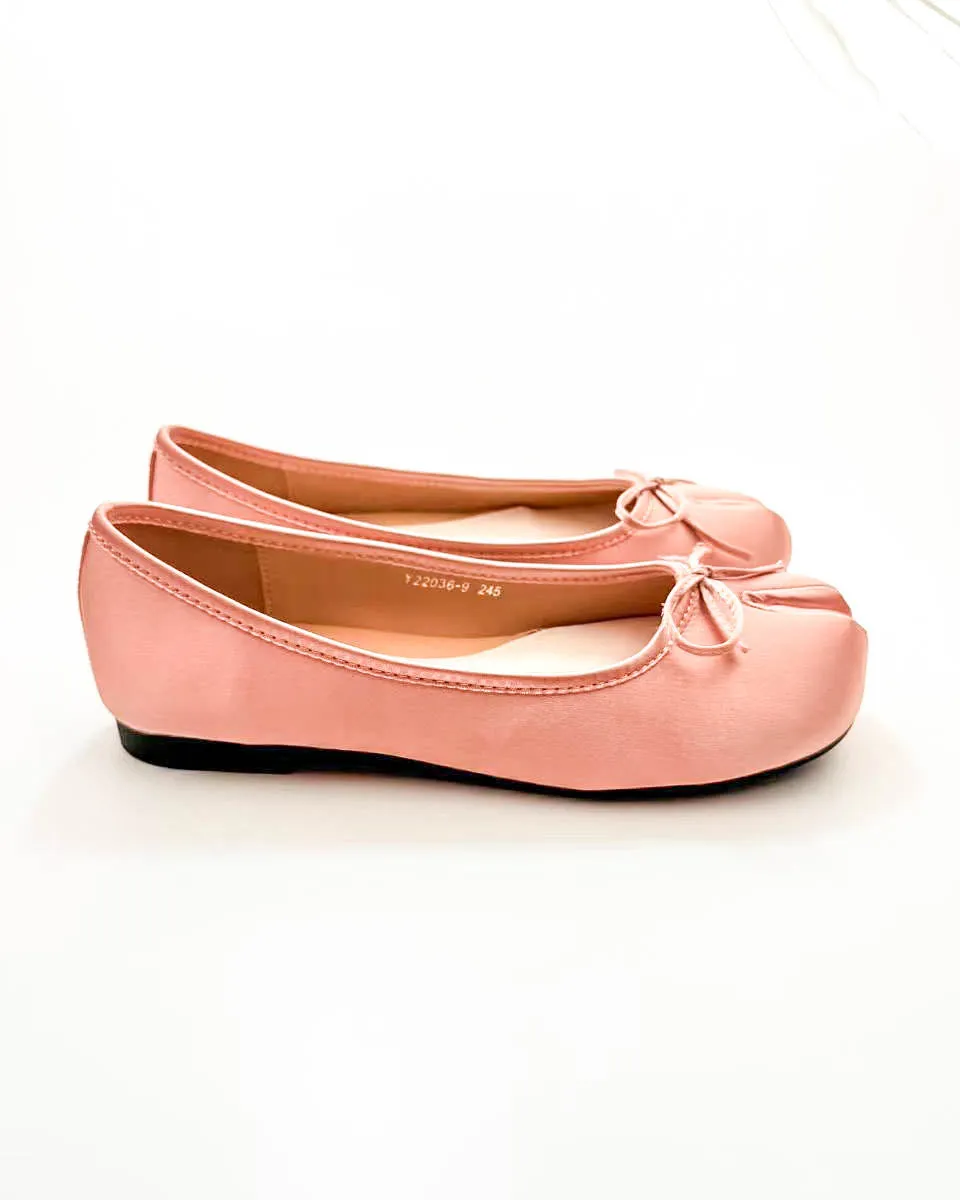 Satin Tie Bow Tabi Ballet Flats sold by Raboesy product image thumbnail 2