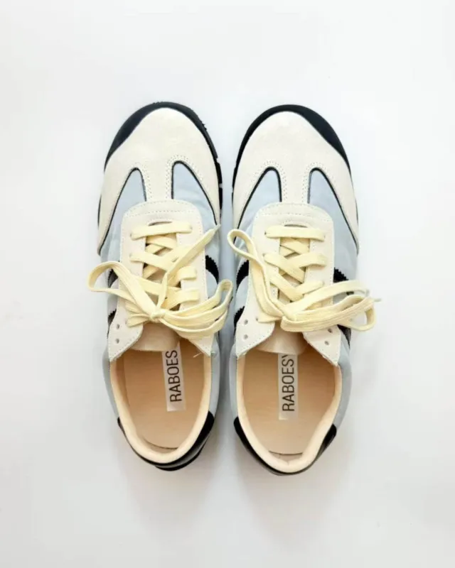 Color Block Lace Up Sneakers made by Raboesy