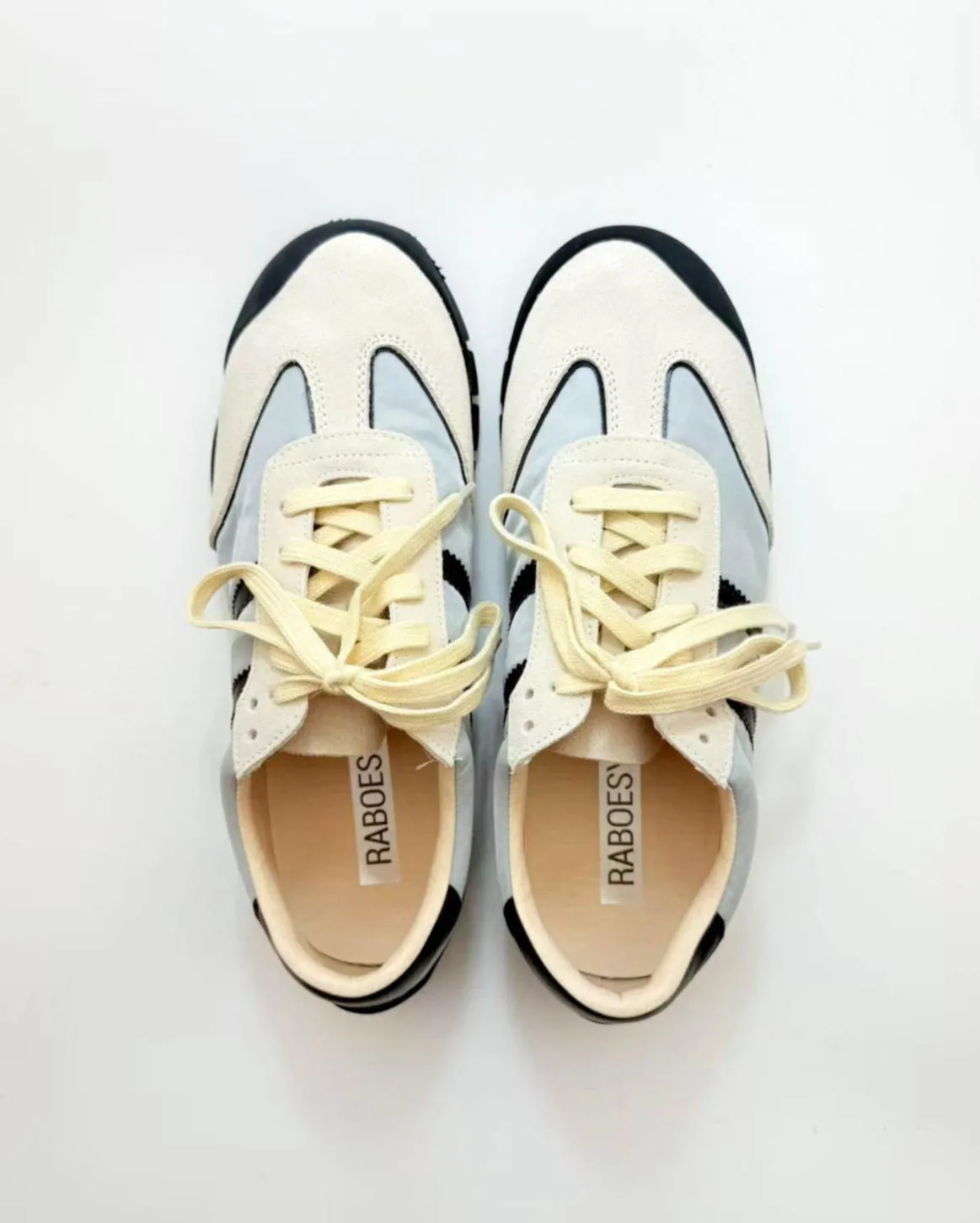 Color Block Lace Up Sneakers sold by Raboesy