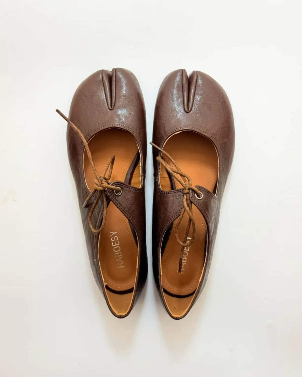 Lace Up Tabi Flats sold by Raboesy product image thumbnail 5