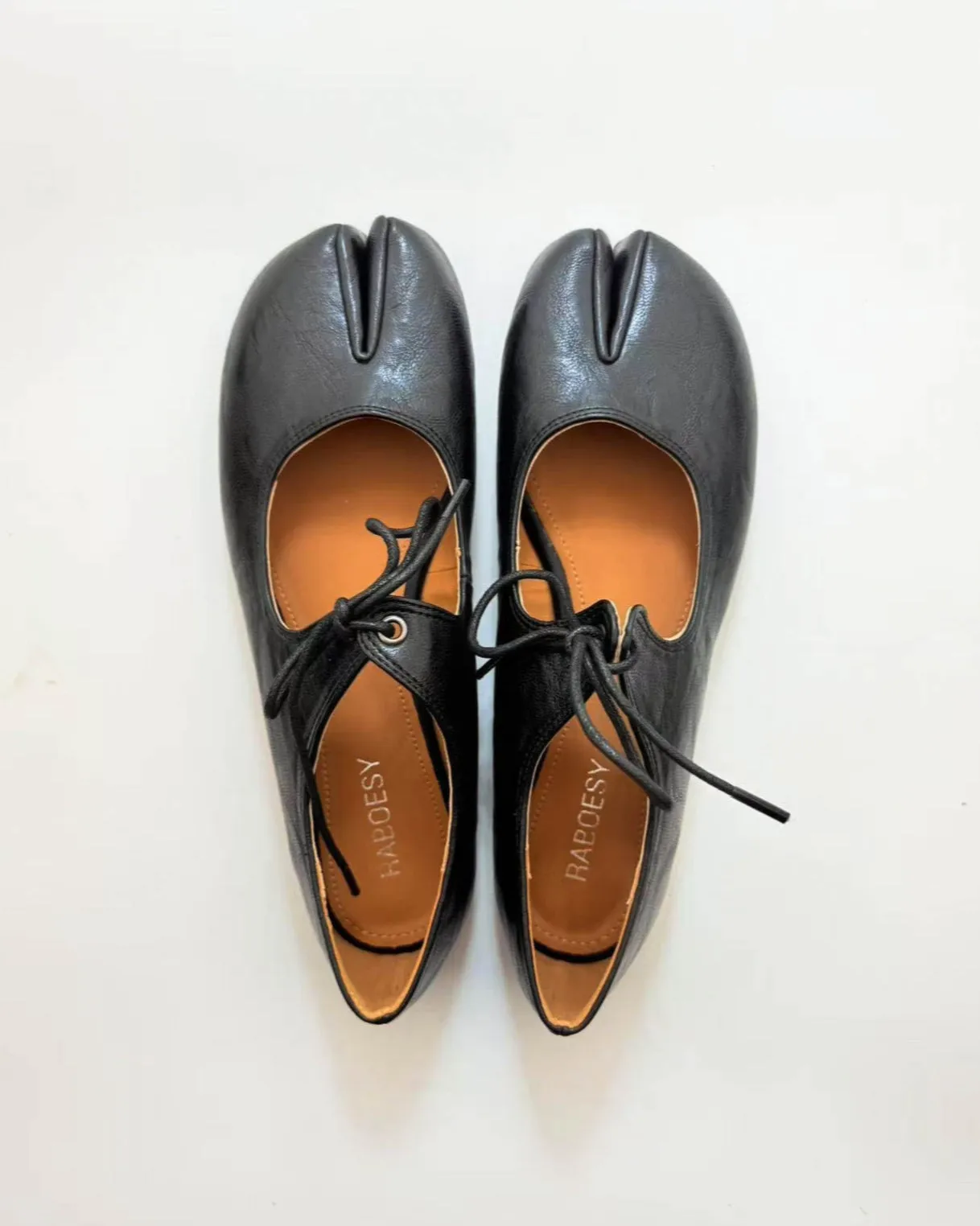 Lace Up Tabi Flats sold by Raboesy product image thumbnail 3