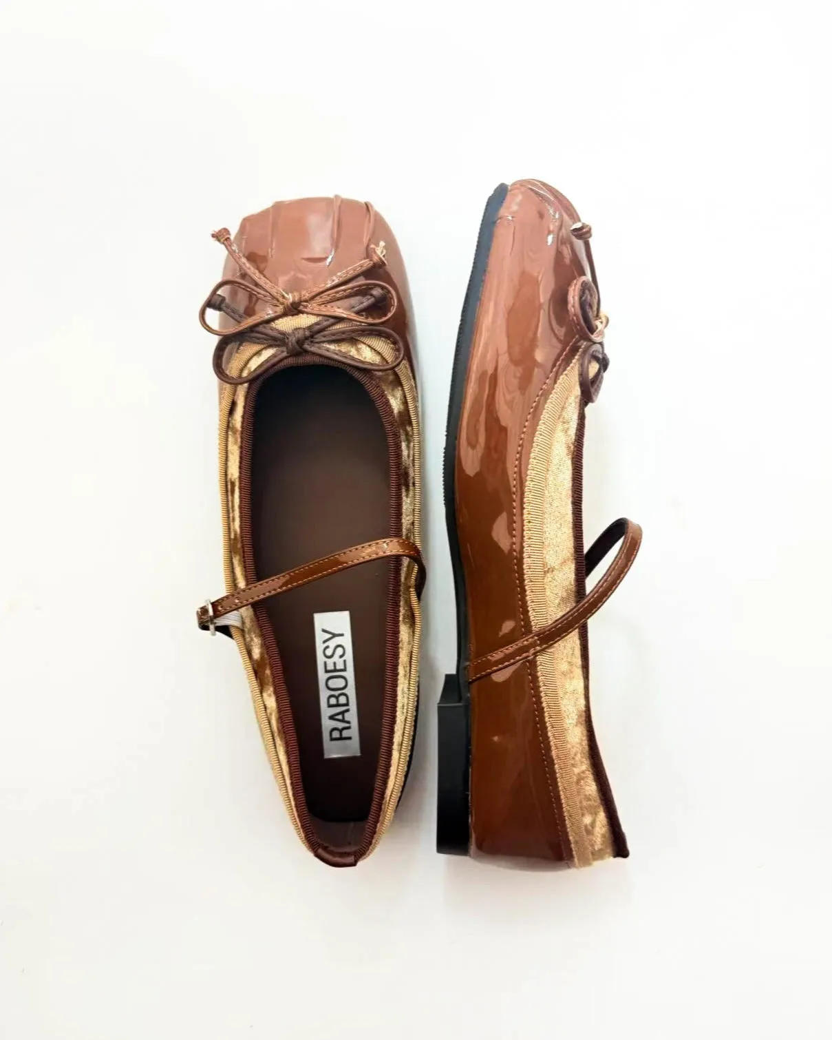 Double Tie Bow Ballet Flats sold by Raboesy product image thumbnail 3