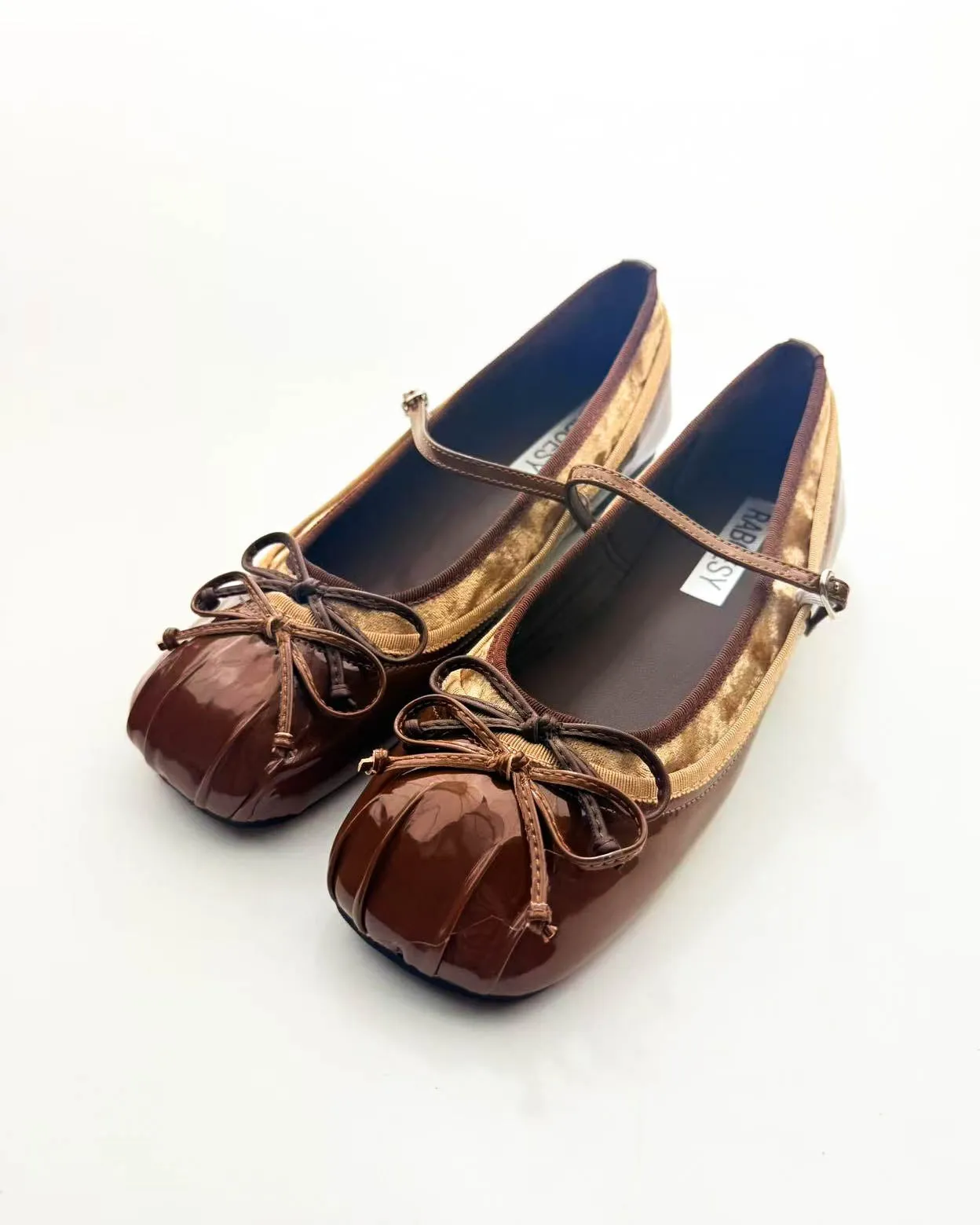 Double Tie Bow Ballet Flats sold by Raboesy product image thumbnail 4