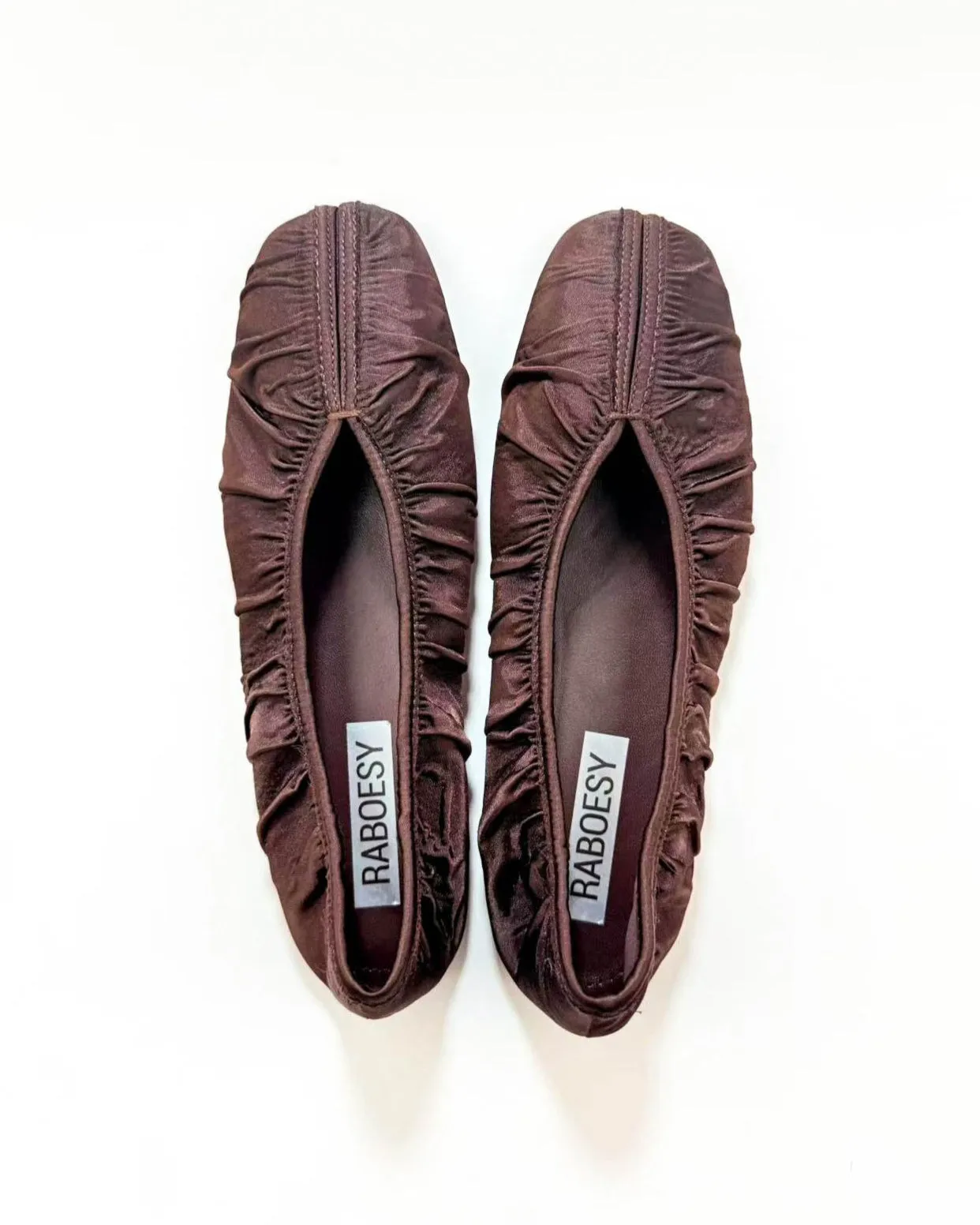 Foldable Wrinkles Ballet Flats sold by Raboesy