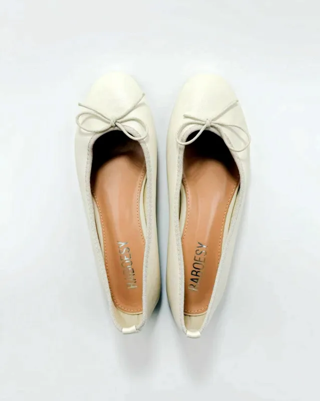 Tie Bow Round Toe Ballet Flats sold by Raboesy