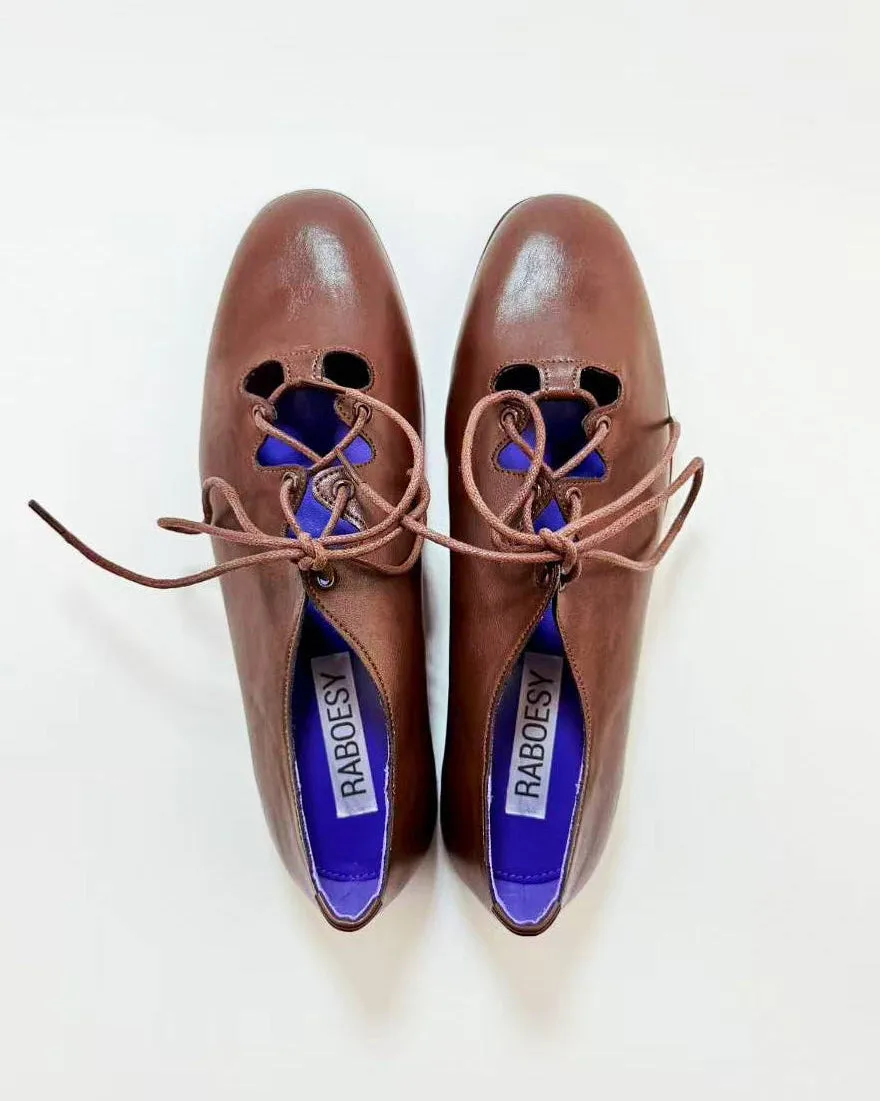Round Toe Lace Up Loafers sold by Raboesy product image thumbnail 5