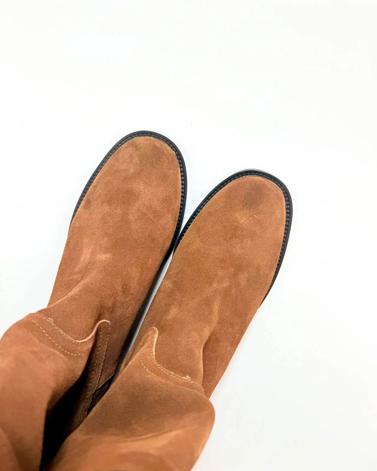 Suede Side Buckle Boots sold by Raboesy product image thumbnail 4